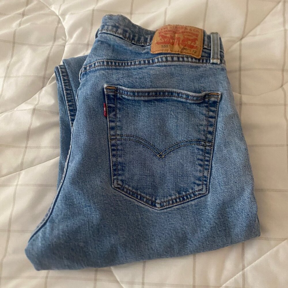 Levis 559 - 36x30 - Men's Straight Blue Denim Jeans